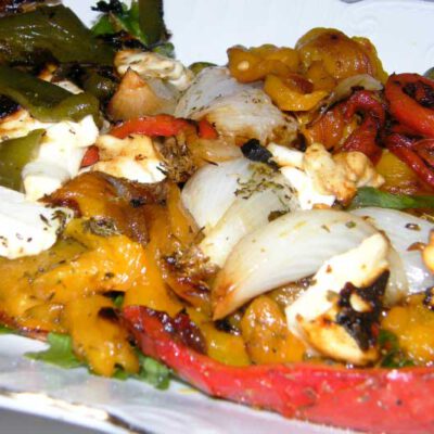 Verduras asadas al rescoldo. Receta tradicional