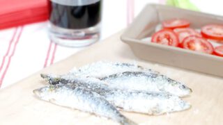 Deliciosas sardinas a la sal en el Varoma