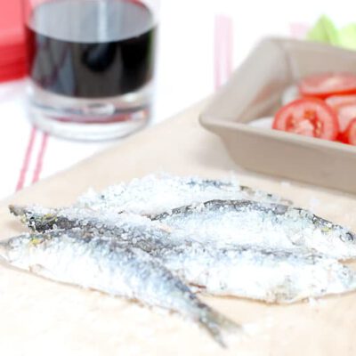 Deliciosas sardinas a la sal en el Varoma