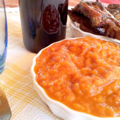 Aderezo de tomate caliente para carnes a la barbacoa