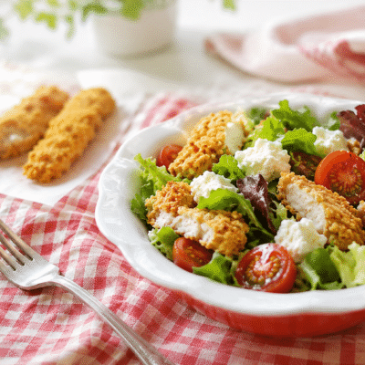 Ensalada de pollo y ricota