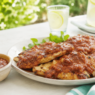 Salsa para carnes a la parrilla 'Yin-Yang'
