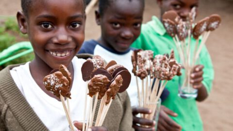 Piruletas de chocolate Khanimambo