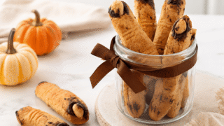 Dedos de bruja para Halloween