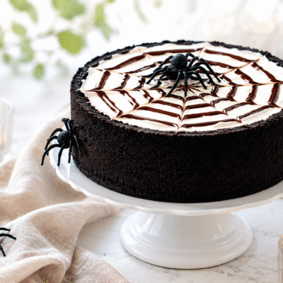 Tarta tela de araña "sin horno"