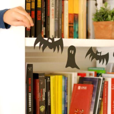 Guirnaldas de cartulina para Halloween