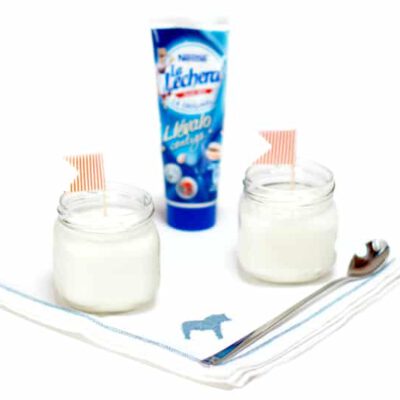 Yogur de leche condensada, hecho con Thermomix