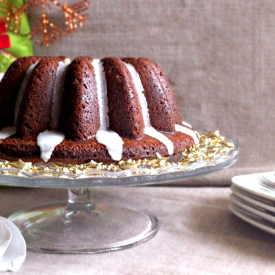 Bunt cake de vino especiado para Navidad con Thermomix