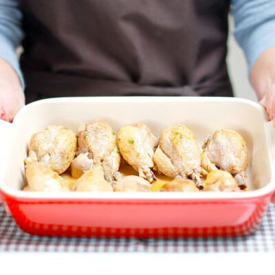 Pollo al ajillo de la Sefa sin Thermomix