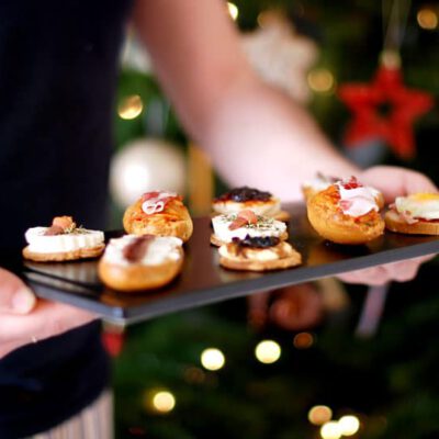 Canapés variados para fiestas con y sin Thermomix