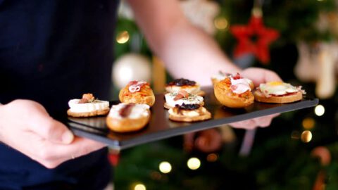Canapés variados para fiestas con y sin Thermomix