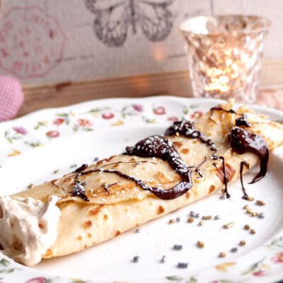 Crepè o panqueque para Navidad