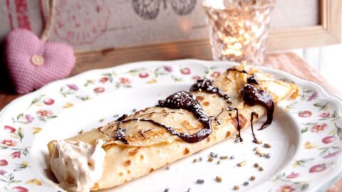 Crepè o panqueque para Navidad