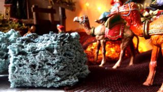 Carbón de Reyes Magos casero