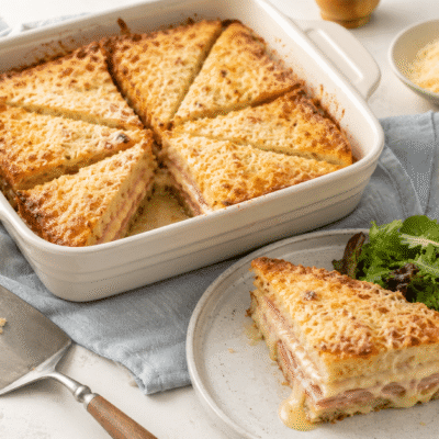 Croque Monsieur "al horno" con Thermomix