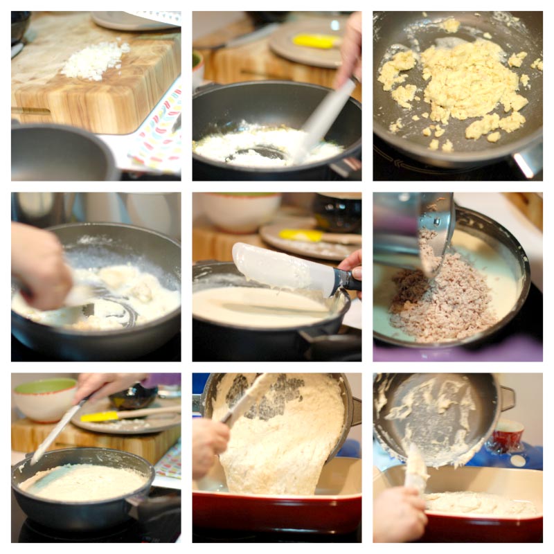 Paso a paso para preparar la masa de croquetas