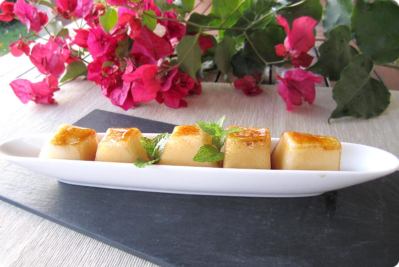 Melón con mojito