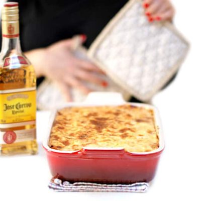 Deliciosa lasaña mexicana con un toque de Tequila con Thermomix®