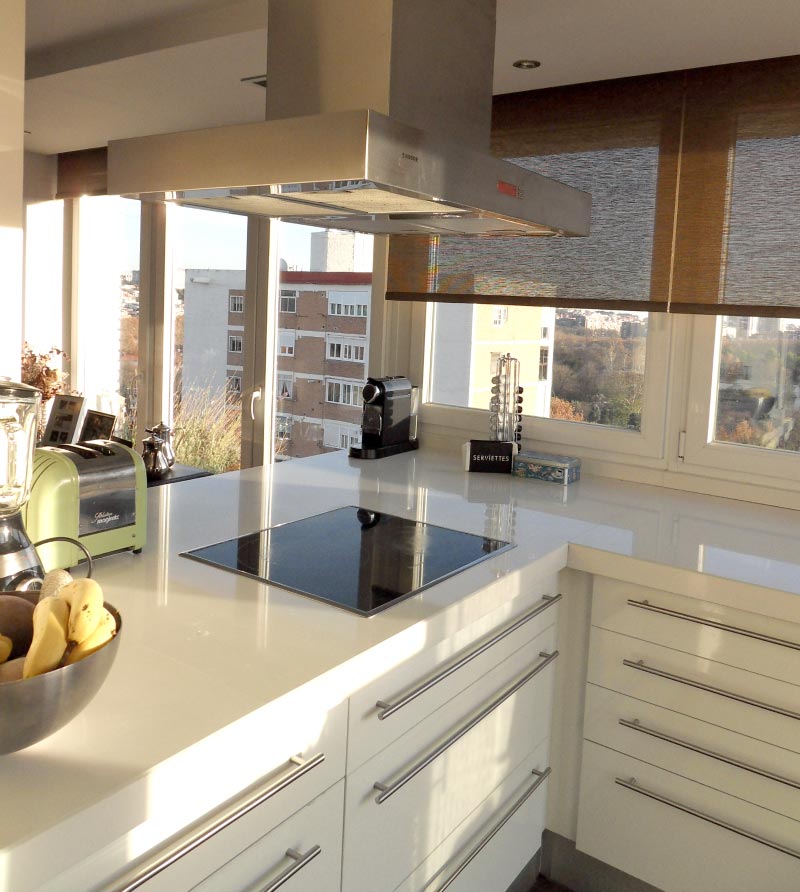 Cocina con vistas