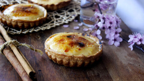 Tartaletas de crema catalana