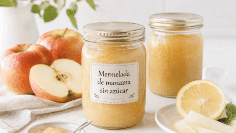 Mermelada de manzana sin azúcares