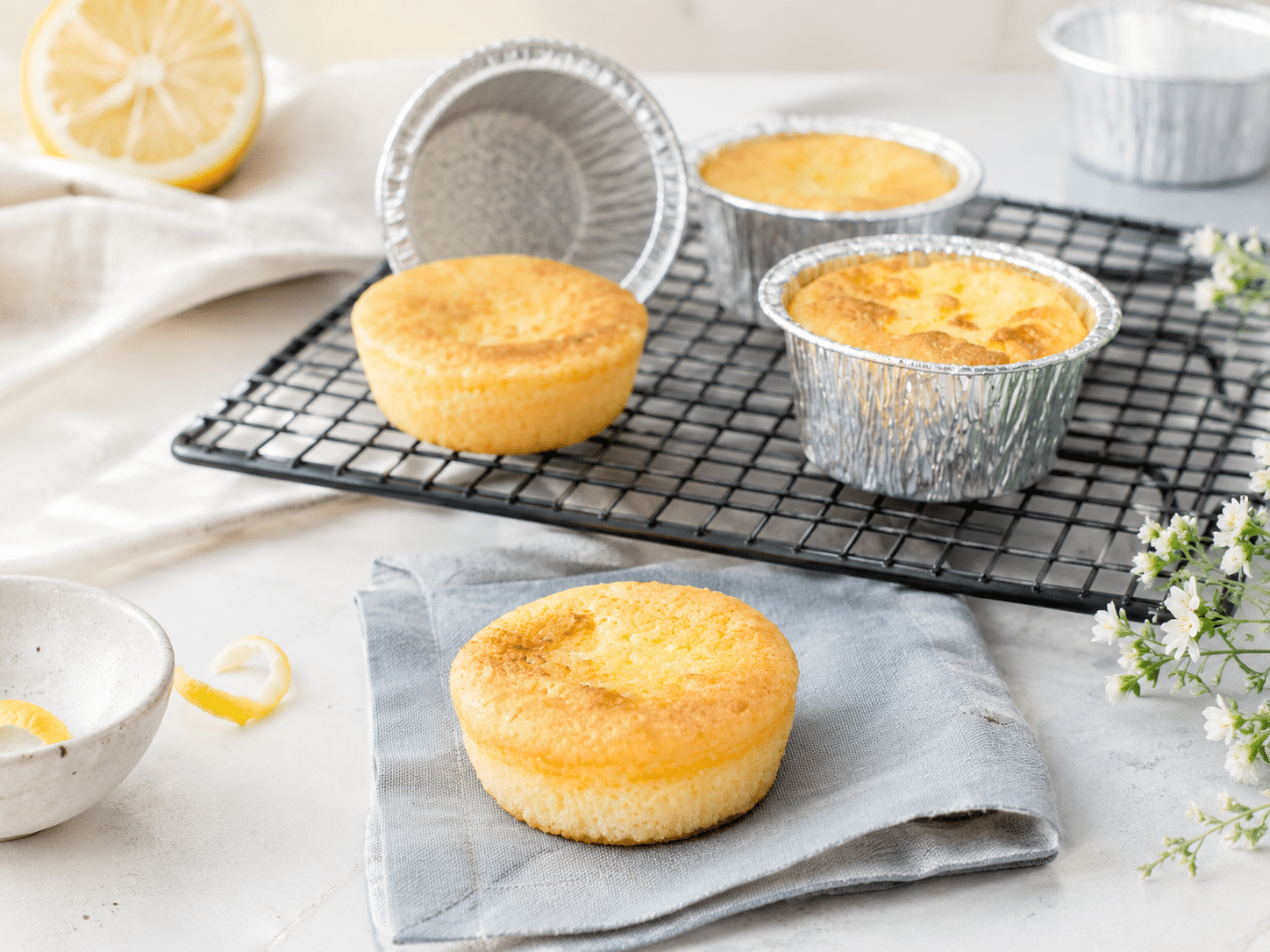 Queijadas de leite portuguesas