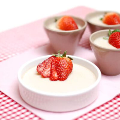 Natillas de dieta con agar-agar