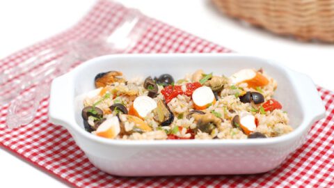 Ensalada de arroz a la marinera