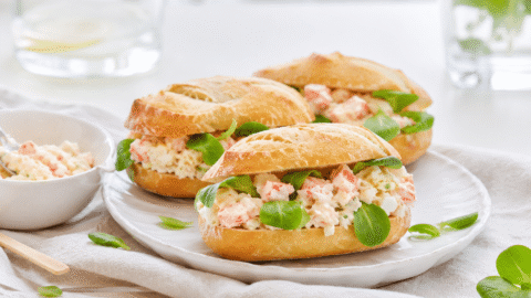 Pasta de delicias del mar para rellenos