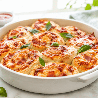 Pizza enrollada o "Rollerpizza"