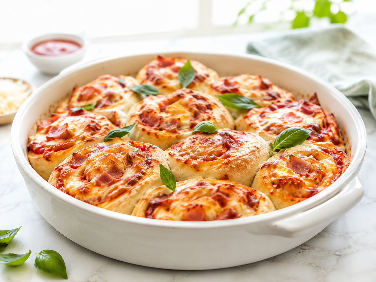 Pizza enrollada o "Rollerpizza"