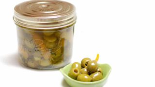 Aceitunas en aceite de cítricos