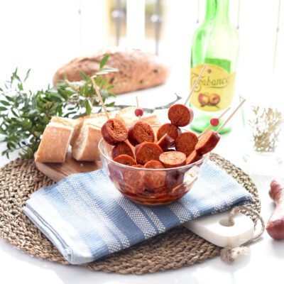 Chorizos a la sidra, facilísimos y deliciosos