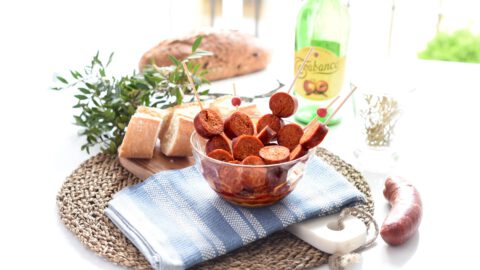 Chorizos a la sidra, facilísimos y deliciosos