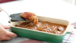 Pimientos del piquillo rellenos de merluza y gambas