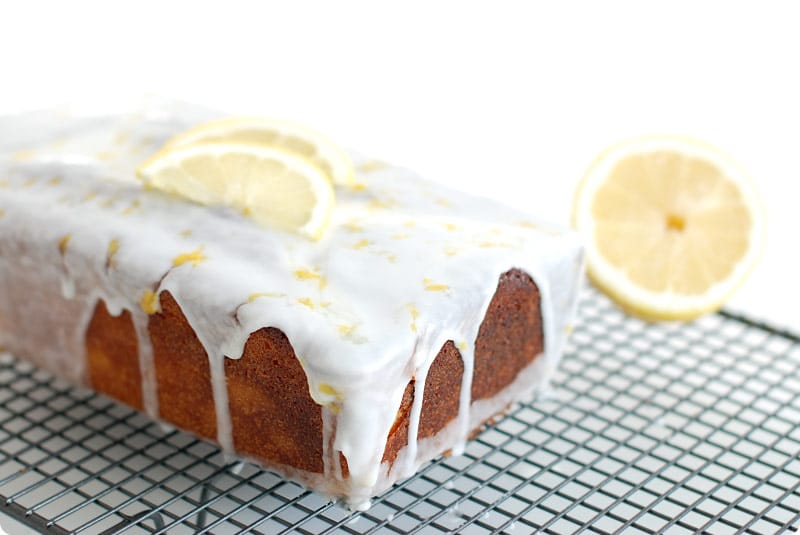 Cake de limón con glaseado