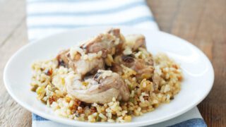 La paella de Tejero, con pollo