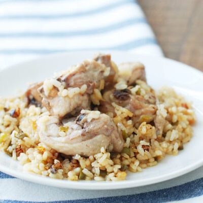 La paella de Tejero, con pollo
