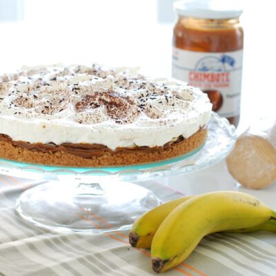 Banoffee, la tarta de dulce de leche y plátano