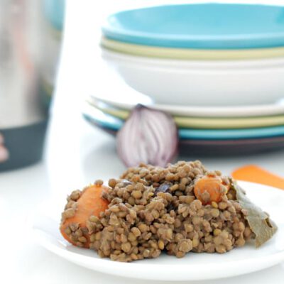 Lentejas cocidas en Thermomix