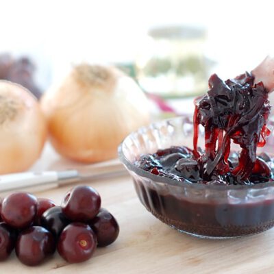 Chutney de cerezas