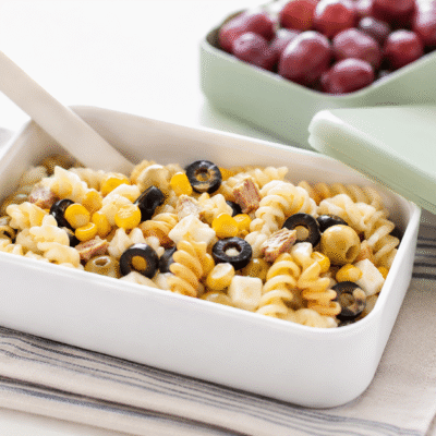 Ensalada de pasta: espirales con atún
