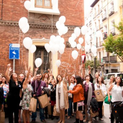Suelta de globos en el encuentro #VC14