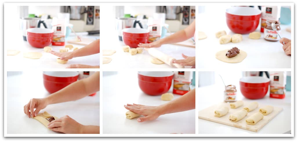 Bollycaos rellenos, paso a paso