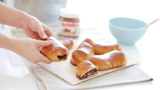 Bollycaos rellenos de nutella, deliciosos.