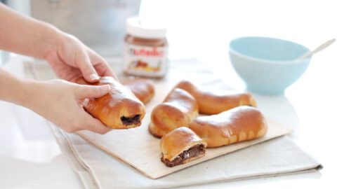 Bollycaos rellenos de nutella, deliciosos.