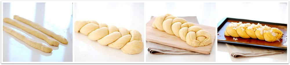 Trenza dulce, paso a paso