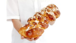 Trenza dulce para el desayuno