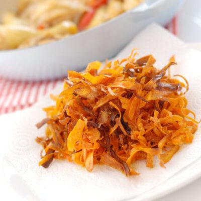 Chips de zanahoria