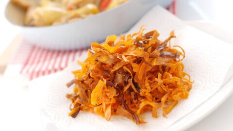 Chips de zanahoria